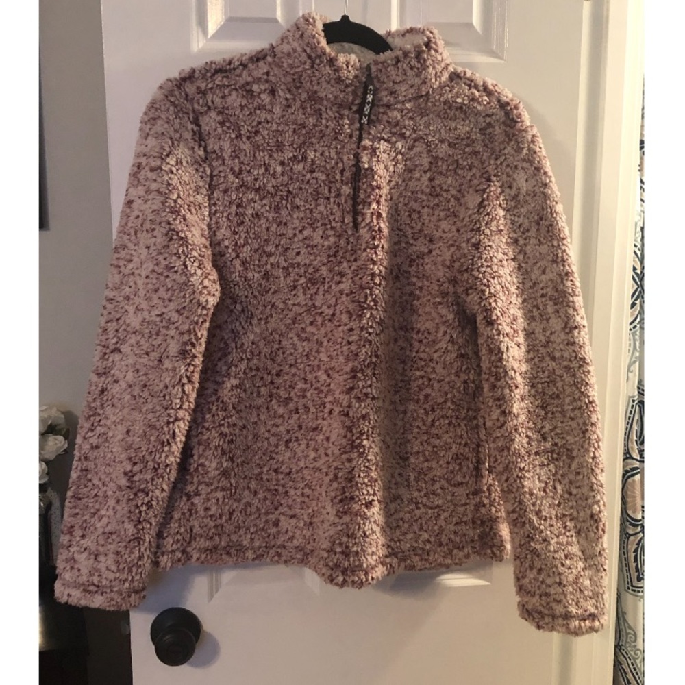 Sherpa zip up fleece